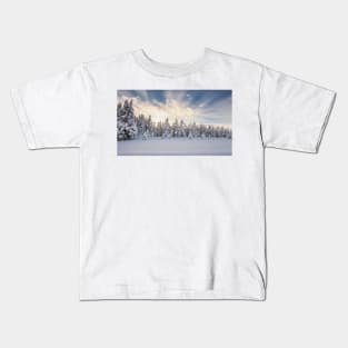 Winter in Yellowstone Kids T-Shirt